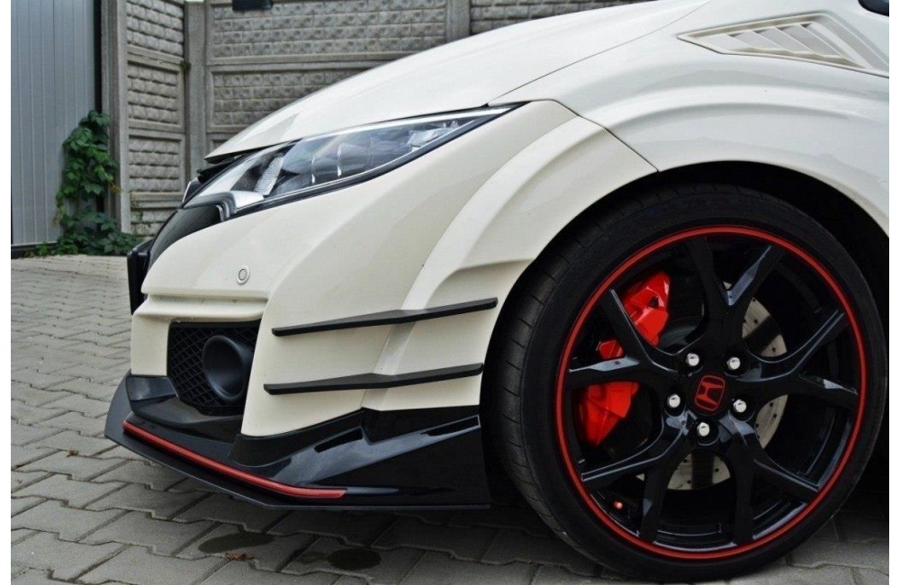 FRONT RACING SPLITTER v.1 HONDA CIVIC IX TYPE R FRONT RACING SPLITTER v.1 HONDA CIVIC IX TYPE R