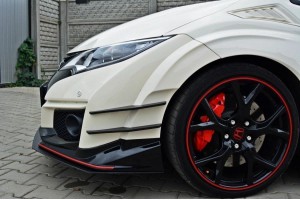 FRONT RACING SPLITTER v.1 HONDA CIVIC IX TYPE R FRONT RACING SPLITTER v.1 HONDA CIVIC IX TYPE R