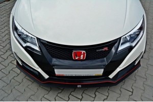 FRONT RACING SPLITTER v.1 HONDA CIVIC IX TYPE R FRONT RACING SPLITTER v.1 HONDA CIVIC IX TYPE R
