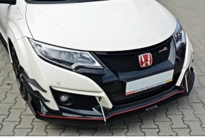 FRONT RACING SPLITTER v.2 HONDA CIVIC IX TYPE R FRONT RACING SPLITTER v.2 HONDA CIVIC IX TYPE R