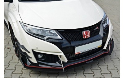 FRONT RACING SPLITTER v.2 HONDA CIVIC IX TYPE R