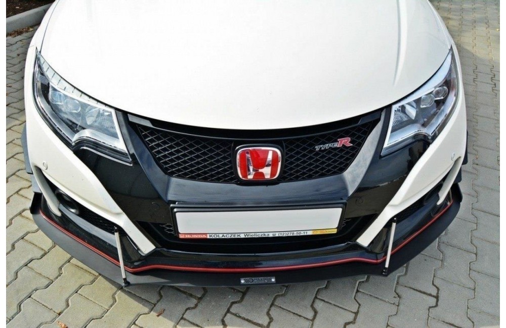 FRONT RACING SPLITTER v.2 HONDA CIVIC IX TYPE R FRONT RACING SPLITTER v.2 HONDA CIVIC IX TYPE R