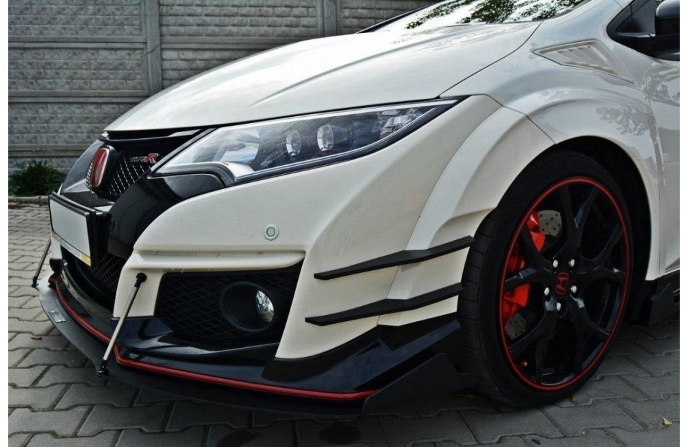 FRONT RACING SPLITTER v.2 HONDA CIVIC IX TYPE R FRONT RACING SPLITTER v.2 HONDA CIVIC IX TYPE R