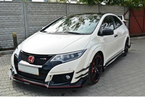 FRONT RACING SPLITTER v.2 HONDA CIVIC IX TYPE R FRONT RACING SPLITTER v.2 HONDA CIVIC IX TYPE R