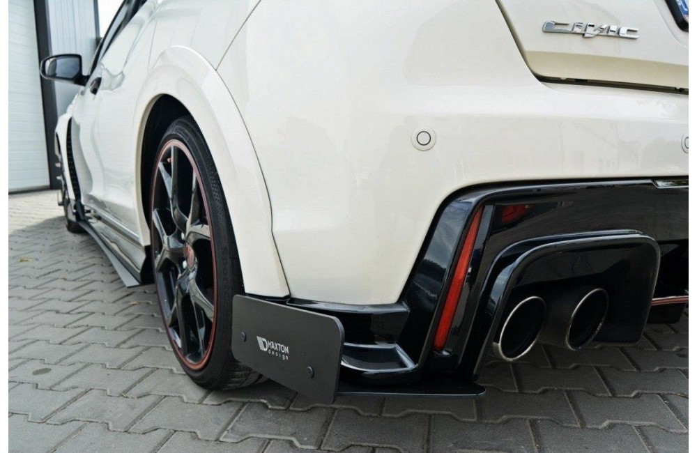 RACING REAR SIDE SPLITTERS HONDA CIVIC IX TYPE R