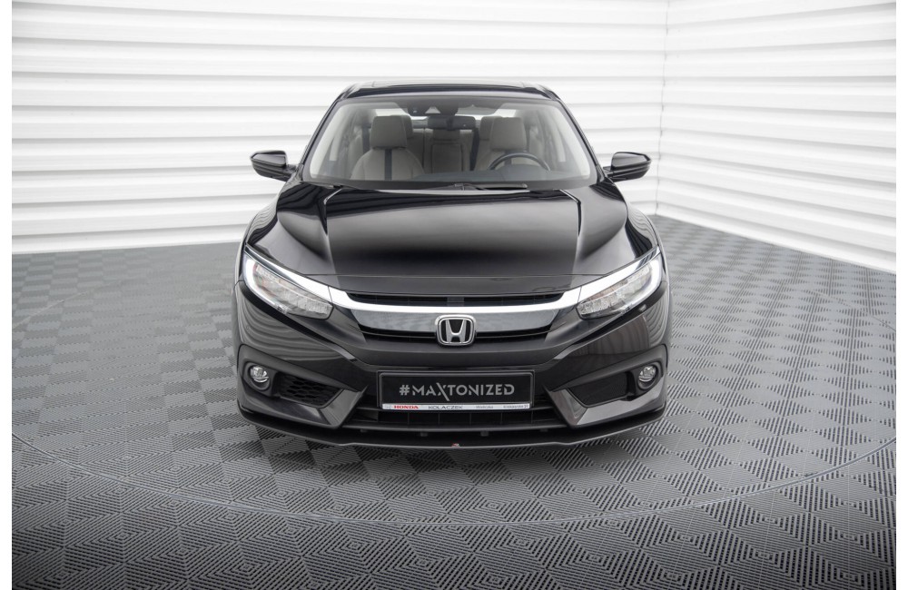 Street Pro Front Splitter Honda Civic Sedan Mk10 - Black