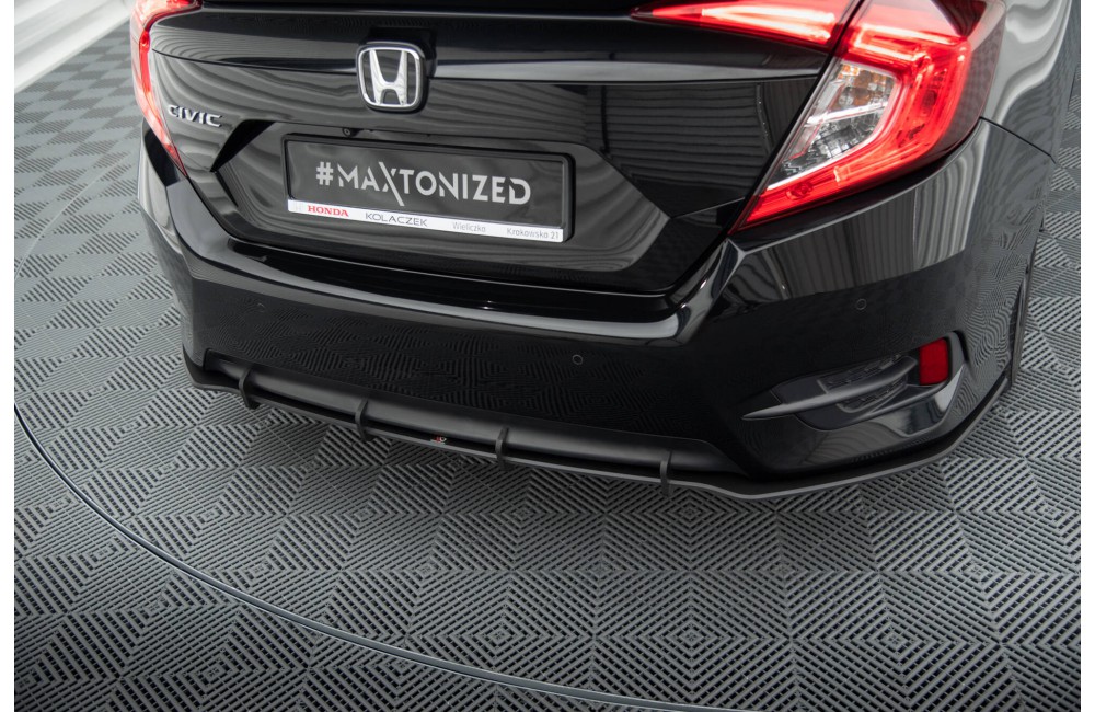 Street Pro Rear Diffuser Honda Civic Mk10 - Black
