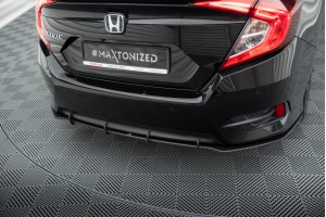 Street Pro Rear Diffuser Honda Civic Mk10 - Black
