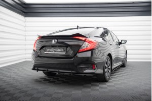 Street Pro Rear Diffuser Honda Civic Mk10 - Black