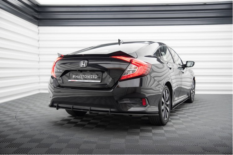 Street Pro Πίσω Diffuser Honda Civic Mk10