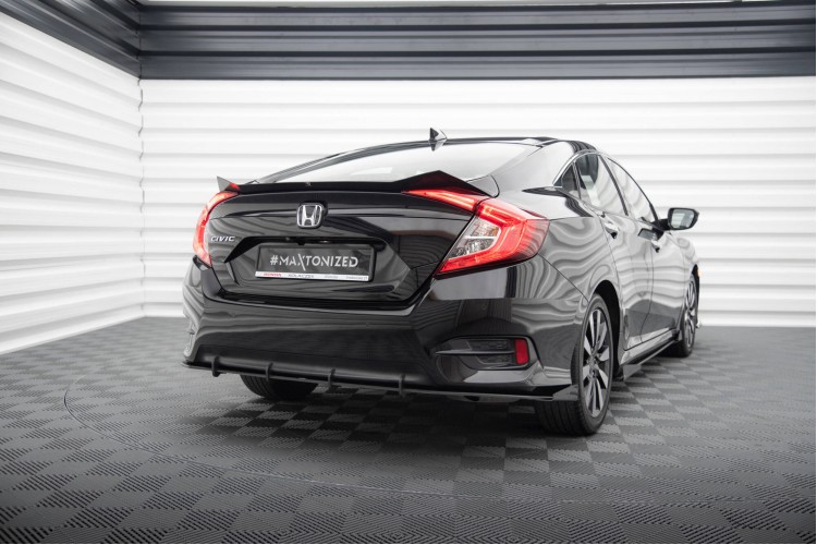 Street Pro Πίσω Πλαϊνά Splitters + Flaps Honda Civic Mk10