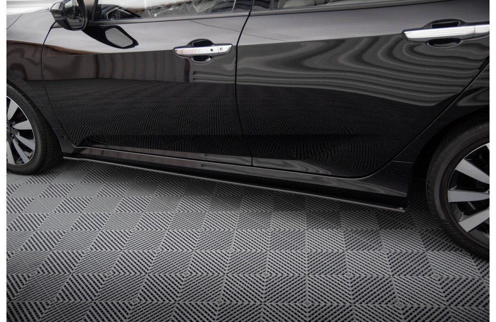Street Pro Side Skirts Diffusers Honda Civic Mk10 - Black
