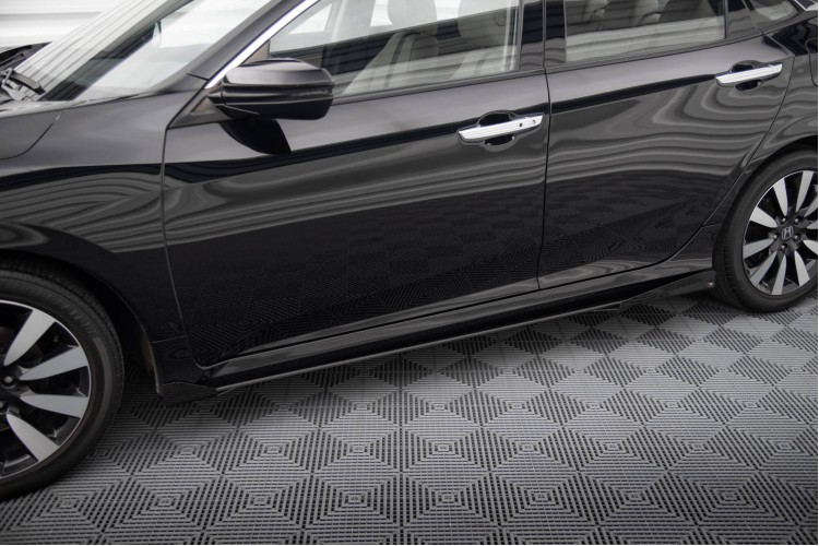 Street Pro Πλαϊνά Σκίρτ Diffusers + Flaps Honda Civic Mk10
