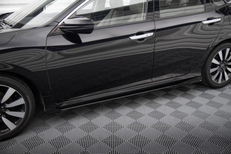 Street Pro Πλαϊνά Σκίρτ Diffusers + Flaps Honda Civic Mk10
