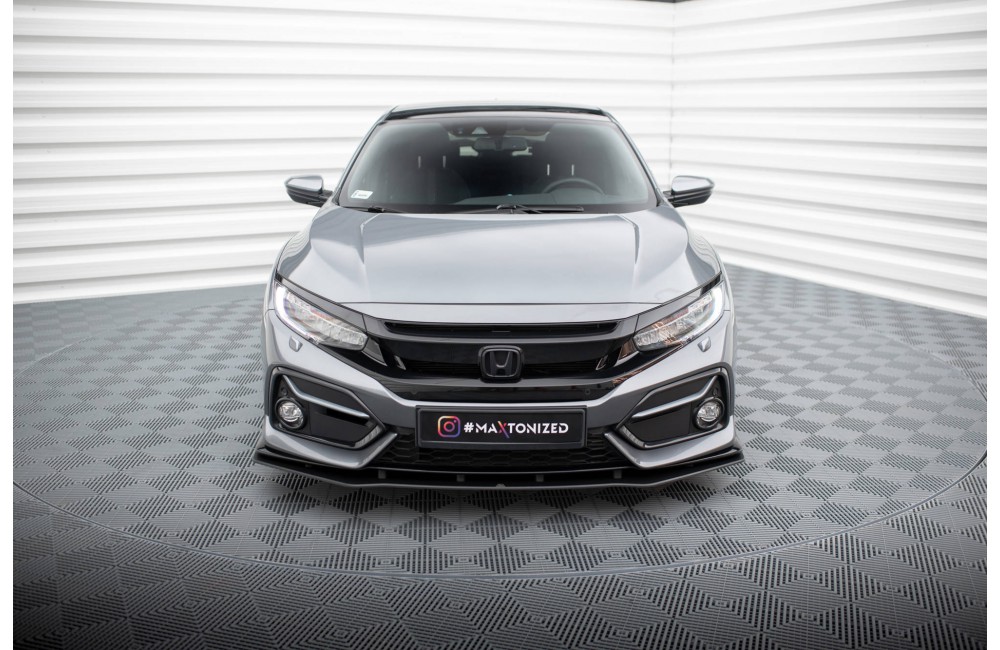 Street Pro Front Splitter Honda Civic Sport Mk 10 - Black