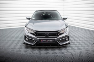 Street Pro Front Splitter Honda Civic Sport Mk 10 - Black