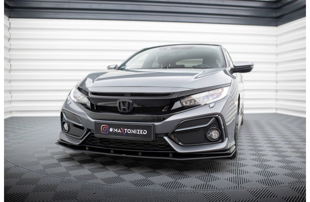 Street Pro Front Splitter Honda Civic Sport Mk 10 - Black