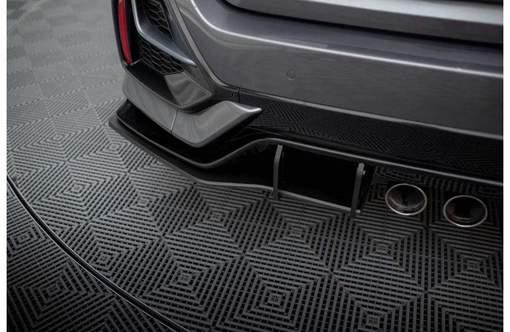 Street Pro Rear Side Splitters V.1 Honda Civic Sport Mk 10 Facelift - Black Street Pro Rear Side Splitters V.1 Honda Civic Sport Mk 10 Facelift - Black