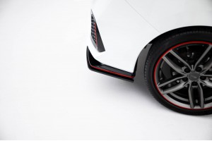 Street Pro Rear Side Splitters Honda Civic Sport Mk 10  - Black