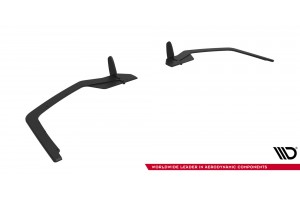 Street Pro Rear Side Splitters Honda Civic Sport Mk 10  - Black