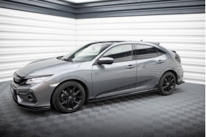 Street Pro Side Skirts Diffusers Honda Civic Sport Mk 10 - Black Street Pro Side Skirts Diffusers Honda Civic Sport Mk 10 - Black