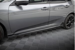 Street Pro Side Skirts Diffusers Honda Civic Sport Mk 10 - Black Street Pro Side Skirts Diffusers Honda Civic Sport Mk 10 - Black