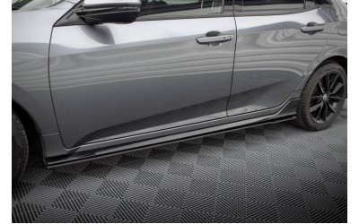 Street Pro Side Skirts Diffusers Honda Civic Sport Mk 10 - Black