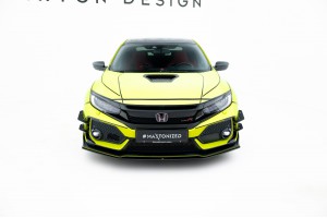 Street Pro Front Splitter V.2 Honda Civic Type R Mk10 - Black