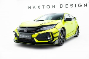 Street Pro Front Splitter V.2 Honda Civic Type R Mk10 - Black
