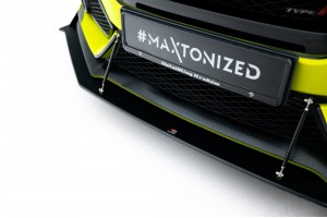 Street Pro Front Splitter Honda Civic Type R Mk10 - Black