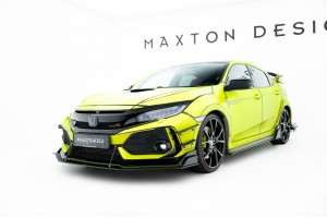 Street Pro Front Splitter Honda Civic Type R Mk10 - Black