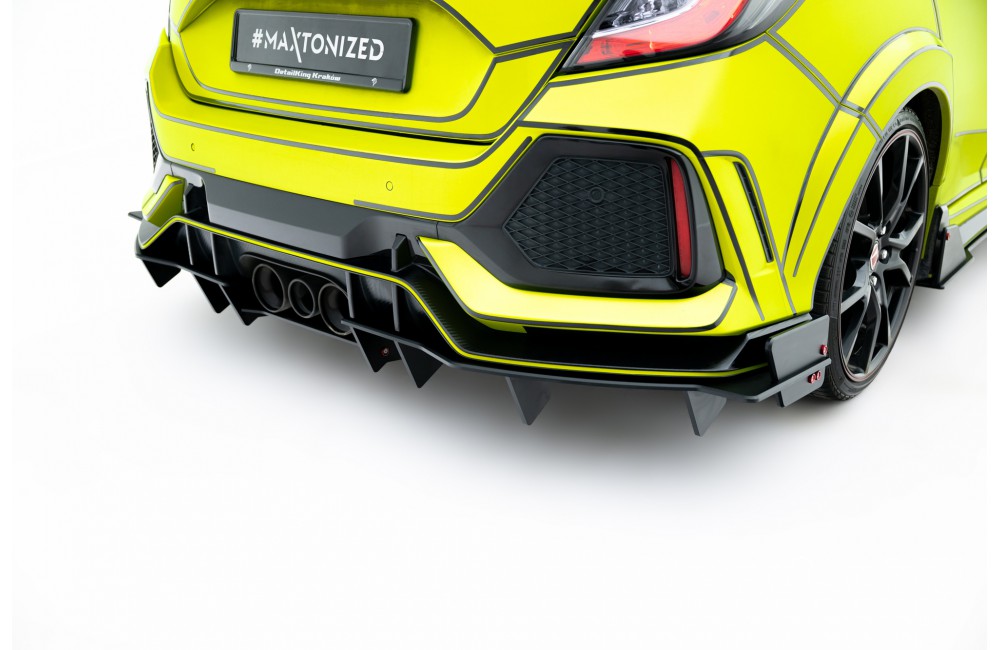 Street Pro Rear Valance Honda Civic X Type R - Black Street Pro Rear Valance Honda Civic X Type R - Black