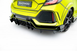 Street Pro Rear Valance Honda Civic X Type R - Black Street Pro Rear Valance Honda Civic X Type R - Black