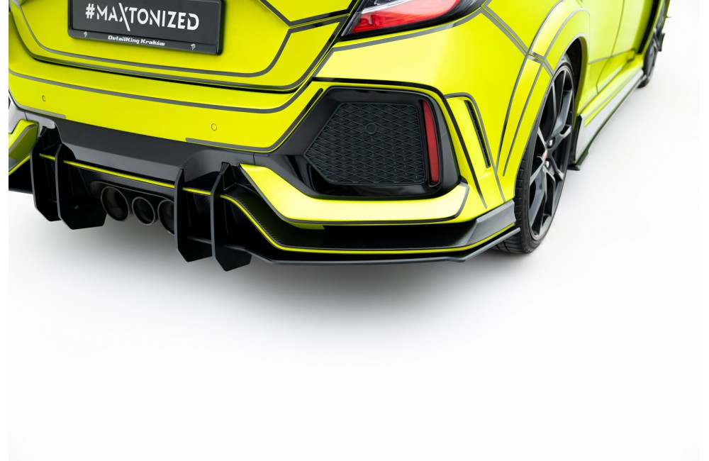 Street Pro Rear Valance V.2 Honda Civic Type R Mk10 - Black Street Pro Rear Valance V.2 Honda Civic Type R Mk10 - Black