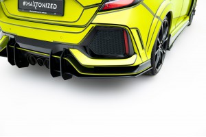 Street Pro Rear Valance V.2 Honda Civic Type R Mk10 - Black Street Pro Rear Valance V.2 Honda Civic Type R Mk10 - Black