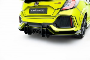 Street Pro Rear Valance V.2 Honda Civic Type R Mk10 - Black Street Pro Rear Valance V.2 Honda Civic Type R Mk10 - Black