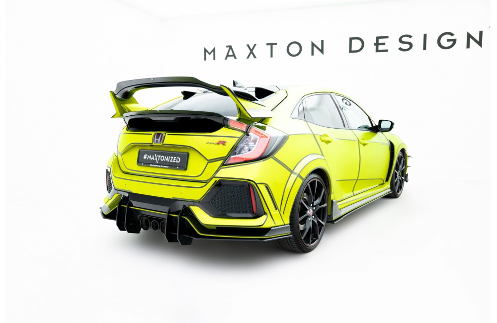 Street Pro Rear Valance V.2 Honda Civic Type R Mk10 - Black Street Pro Rear Valance V.2 Honda Civic Type R Mk10 - Black