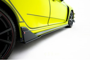 Street Pro Side Skirts Diffusers Honda Civic Type R Mk10 - Black