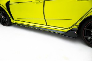 Street Pro Side Skirts Diffusers Honda Civic Type R Mk10 - Black