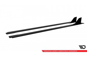 Street Pro Side Skirts Diffusers Honda Civic Type R Mk10 - Black