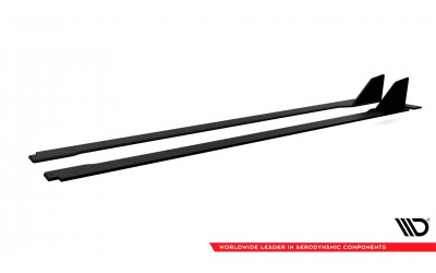 Street Pro Side Skirts Diffusers Honda Civic Type R Mk10 - Black