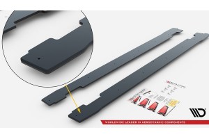 Street Pro Side Skirts Diffusers Honda Civic Type R Mk10 - Black