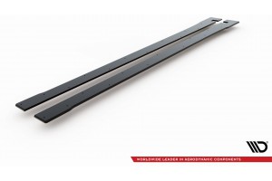 Street Pro Side Skirts Diffusers V.2 Honda Civic Type R Mk10 - Black