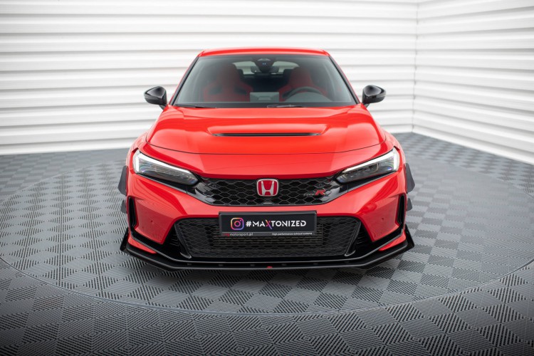 Street Pro εμπρός splitter + flaps Honda Civic Type-R Mk 11