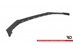 Street Pro Front Splitter + Flaps Honda Civic Type-R Mk 11 - Black + Gloss Flaps