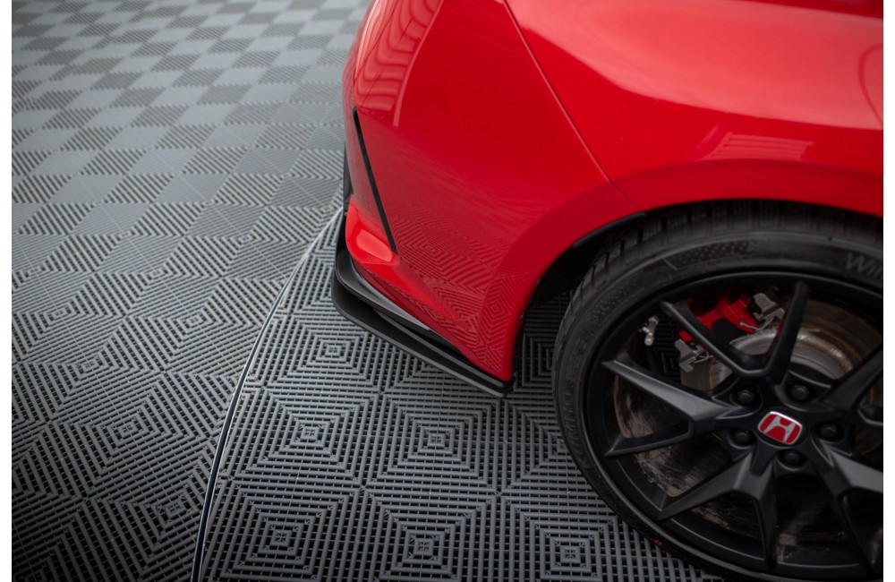 Street Pro Rear Side Splitters Honda Civic Type-R Mk 11 - Black