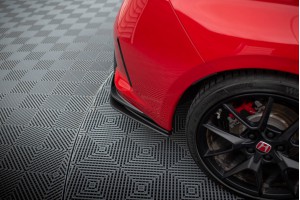 Street Pro Rear Side Splitters Honda Civic Type-R Mk 11 - Black