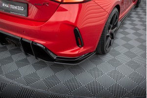 Street Pro Rear Side Splitters Honda Civic Type-R Mk 11 - Black