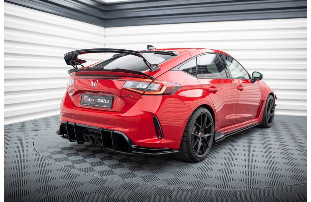 Street Pro Rear Side Splitters Honda Civic Type-R Mk 11 - Black