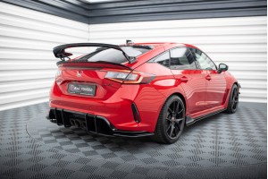 Street Pro Rear Side Splitters Honda Civic Type-R Mk 11 - Black